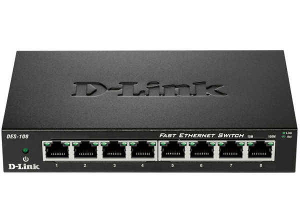 D-Link DGS-108 Switch 8 Porte Gigabit